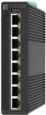Level One IGS-2108P Managed L2 PoE Switch με 8 Θύρες Gigabit (1Gbps) Ethernet