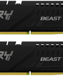 Alternative view of Kingston FURY Beast DDR5 16GB RAM με 2x8GB Modules και Ταχύτητα 6000 για Desktop KF560C30BBEK2-16