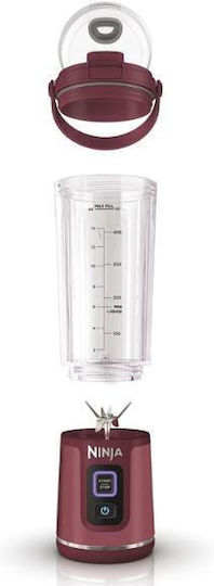Ninja Blast Μπλέντερ για Smoothies 0.53lt 700W Κόκκινο - Image 2