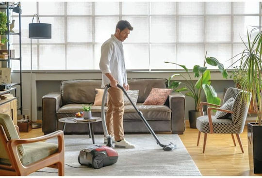 Hoover H-Energy 500 HE510HM 011 Ηλεκτρική Σκούπα 700W με Σακούλα 3.5lt Κόκκινη - Image 7