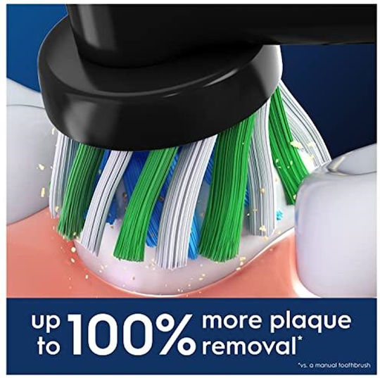 Oral-B CrossAction Ανταλλακτικές Κεφαλές για Ηλεκτρική Οδοντόβουρτσα Black 10τμχ - Image 2
