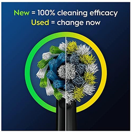 Oral-B CrossAction Ανταλλακτικές Κεφαλές για Ηλεκτρική Οδοντόβουρτσα Black 10τμχ - Image 6