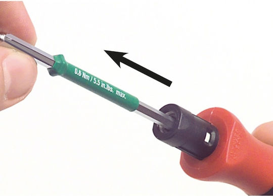 Wiha Torquevario-s Torque Screwdriver Black Red 2 Parts 0.1 0.6 Nm - Image 2