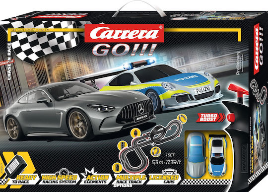 Carrera Go Chase 'n Race Τηλεκατευθυνόμενο Αυτοκίνητο Γκρι 20062577