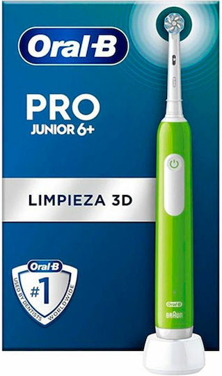 Oral-B Junior Ηλεκτρική Οδοντόβουρτσα για 6+ Χρονών Πράσινο - Image 2