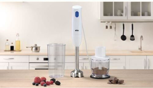 Braun Multi Quick 1 Ραβδομπλέντερ με Ανοξείδωτη Ράβδο 450W Λευκό - Image 2