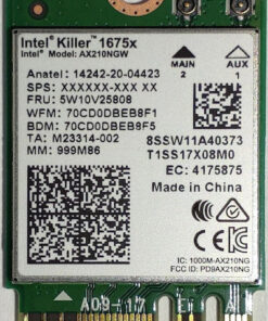 Alternative view of Intel Killer Ax1675x Εσωτερικός Wlan 2400 Mbit S