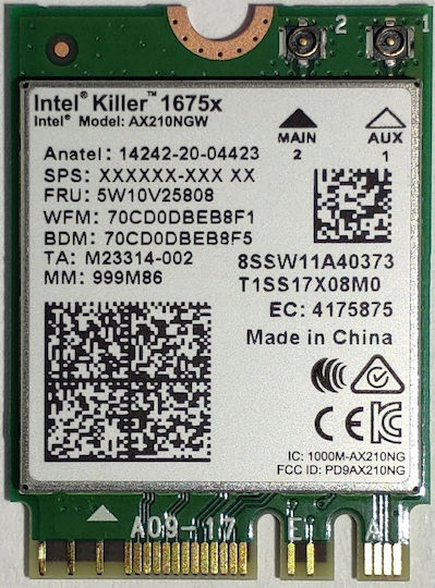 Intel Killer Ax1675x Εσωτερικός Wlan 2400 Mbit S - Image 2