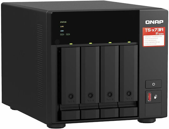 QNap Θήκη για Σκληρό Δίσκο SATA III με σύνδεση Type-C TS-473A-SW5T - Image 3