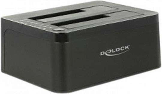 DeLock Docking Station Σκληρών Δίσκων SATA 2.5" / 3.5" με σύνδεση USB-C (63958) - Image 4