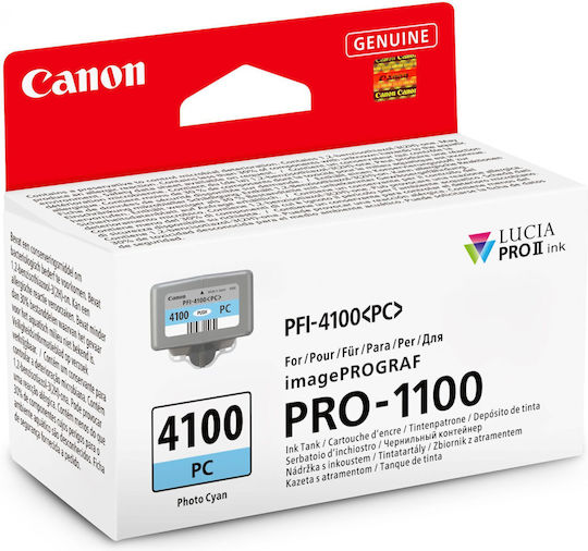 Canon PFI-4100 Γνήσιο Μελάνι Εκτυπωτή InkJet Photo Κυανό (6781C001)