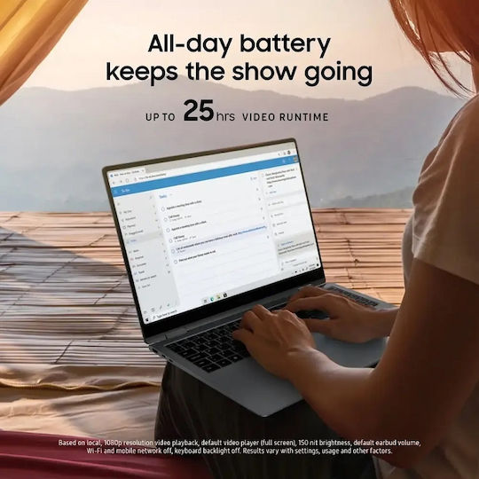 Samsung Book5 Pro 360 Copilot+ 16" OLED (Ultra 7-256V/16GB/1TB SSD/W11 Home) Gray (US Keyboard) - Image 8