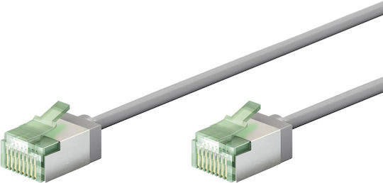 Goobay U/FTP (STP) Καλώδιο Δικτύου Ethernet 0.5m Γκρι 1τμχ 74345