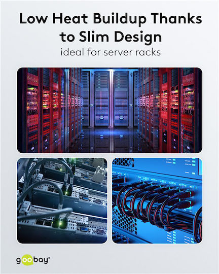 Goobay U/FTP (STP) Καλώδιο Δικτύου Ethernet 1m Μαύρο 1τμχ 74353 - Image 6