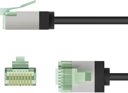 Goobay U/FTP (STP) Καλώδιο Δικτύου Ethernet 1m Μαύρο 1τμχ 74353 - Image 7