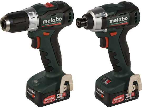Metabo Combo Set 2.7.3 Σετ Δραπανοκατσάβιδο & Παλμικό Κατσαβίδι Brushless 12V με 2 Μπαταρίες 2Ah και Θήκη - Image 2