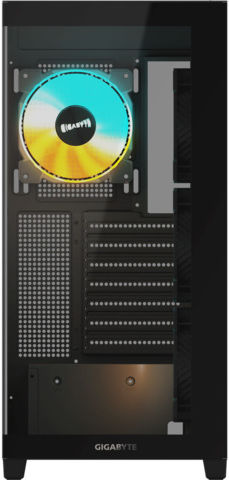 Gigabyte C500 Panoramic Stealth Gaming Midi Tower Κουτί Υπολογιστή με Πλαϊνό Παράθυρο και RGB Φωτισμό Black - Image 2