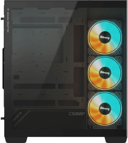 Gigabyte C500 Panoramic Stealth Gaming Midi Tower Κουτί Υπολογιστή με Πλαϊνό Παράθυρο και RGB Φωτισμό Black - Image 7