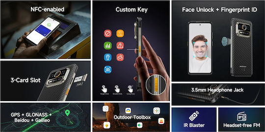 Ulefone Armor 25T Pro 5G Dual SIM (6/256GB) Ανθεκτικό Smartphone Frost Black - Image 5