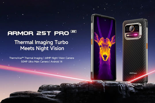 Ulefone Armor 25T Pro 5G Dual SIM (6/256GB) Ανθεκτικό Smartphone Frost Black - Image 4