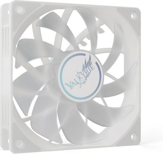 Valkyrie V12F Case Fan 120mm με ARGB Φωτισμό και Σύνδεση 4-Pin PWM Λευκό - Image 2