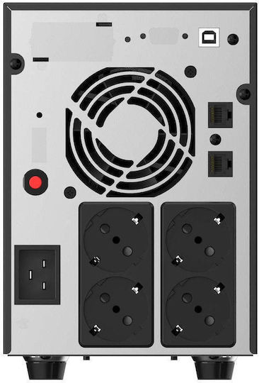 Powerwalker Basic VI 3000 STL UPS Line-Interactive 3000VA 1800W με 4 Schuko Πρίζες - Image 2