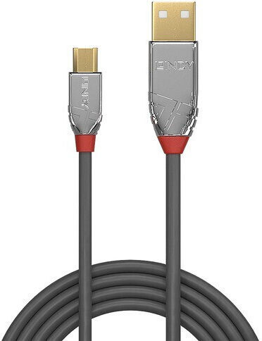 Lindy Regular USB 2.0 to micro USB Cable Γκρι 0.5m (36650) - Image 2
