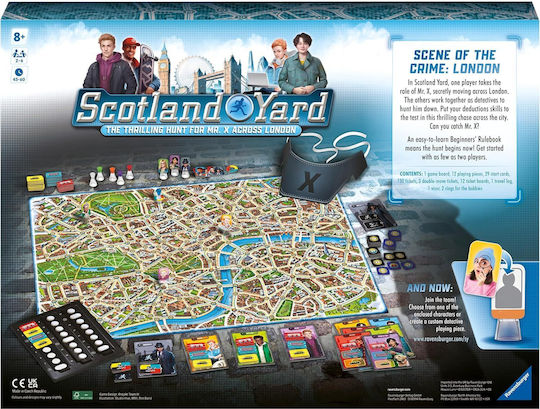 Επιτραπέζιο Παιχνίδι Scotland Yard ´24 για 2-6 Παίκτες 8+ Ετών 27515 (EN) Ravensburger - Image 2