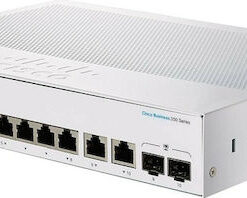 Cisco Catalyst C1300-8T-E-2G Managed L2 Switch με 10 Θύρες Gigabit (1Gbps) Ethernet και 2 SFP Θύρες