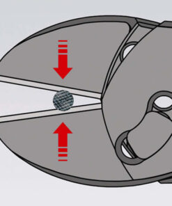 Alternative view of Knipex Πλαγιοκόφτης Πλάγιος Μήκους 180mm 73 72 180