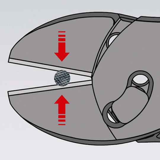 Knipex Πλαγιοκόφτης Πλάγιος Μήκους 180mm 73 72 180 - Image 2