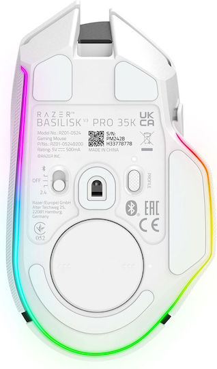 Razer Basilisk V3 Pro 35K Ασύρματο RGB Gaming Ποντίκι 35000 DPI Λευκό - Image 7