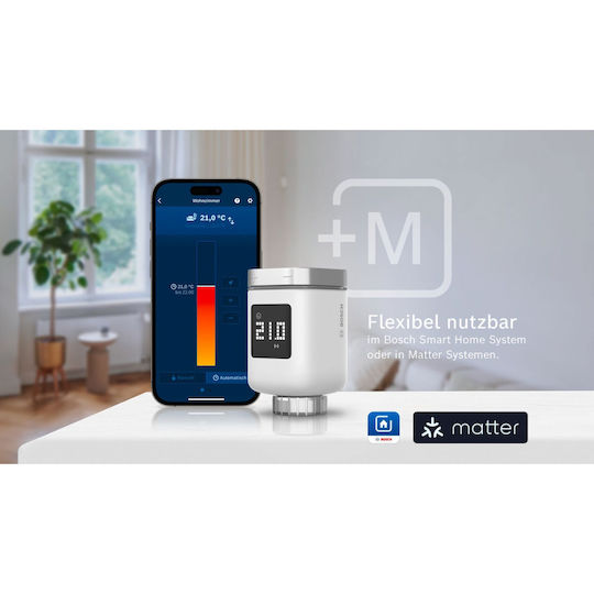 Bosch 8750002861 Ηλεκτρονική Θερμοστατική Κεφαλή με Wi-Fi για Σώμα Καλοριφέρ 1τμχ - Image 6