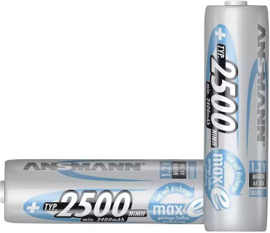 Ansmann Επαναφορτιζόμενες Μπαταρίες AA Ni-MH 2500mAh 1.2V 2τμχ - Image 3