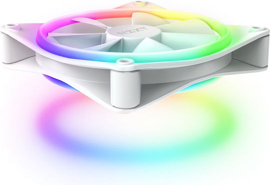 NZXT F120 RGB Duo Case Fan με Σύνδεση 4-Pin PWM Λευκό - Image 3