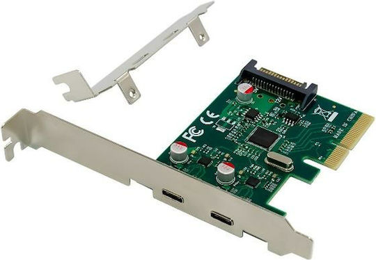 Conceptronic Κάρτα PCIe σε 2 θύρες Type-C (EMRICK07G)