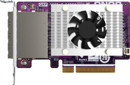 QNap Ενσύρματη Κάρτα Δικτύου Ethernet PCI-e QXP-820S-B3408 - Image 2
