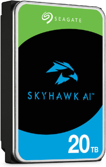 Seagate Skyhawk AI 512E 20TB HDD Σκληρός Δίσκος 3.5" SATA III 7200rpm με 512MB Cache για NAS / Server / Καταγραφικό ST20000VE003 - Image 4