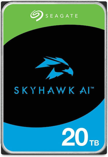 Seagate Skyhawk AI 512E 20TB HDD Σκληρός Δίσκος 3.5" SATA III 7200rpm με 512MB Cache για NAS / Server / Καταγραφικό ST20000VE003 - Image 5