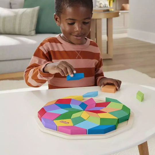 Ξύλινο Παιδικό Puzzle Μαντάλα για 3+ Ετών 40pcs HXT94 Fisher Price - Image 8