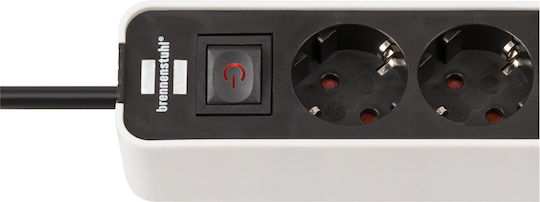 Brennenstuhl Ecolor Πολύπριζο Aσφαλείας 4 Θέσεων με 2 USB-C, Διακόπτη και Καλώδιο 1.5m 1153240126 - Image 4