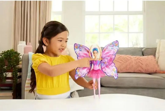 Barbie Μπαλαρίνα Πεταλούδα Κούκλα για 3+ Ετών 30εκ. HXJ10 - Image 6