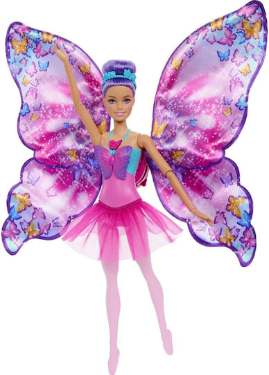 Barbie Μπαλαρίνα Πεταλούδα Κούκλα για 3+ Ετών 30εκ. HXJ10