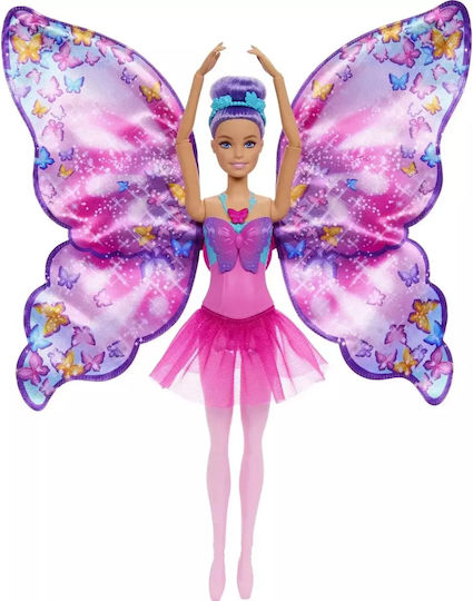 Barbie Μπαλαρίνα Πεταλούδα Κούκλα για 3+ Ετών 30εκ. HXJ10 - Image 2