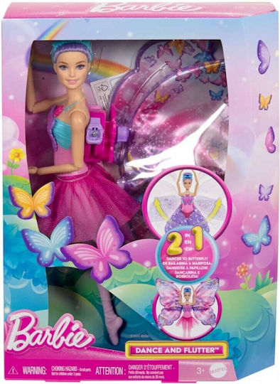 Barbie Μπαλαρίνα Πεταλούδα Κούκλα για 3+ Ετών 30εκ. HXJ10 - Image 7
