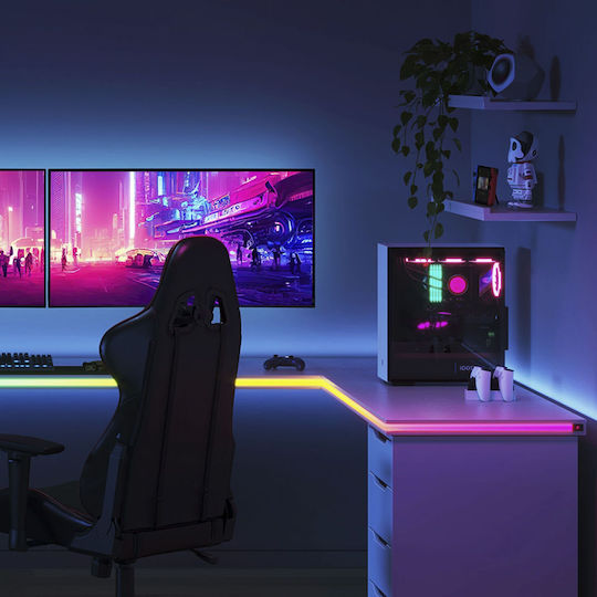 Govee Αδιάβροχη Smart Ταινία LED Wi-Fi 220V RGB Φως 2m Neon Flex με Τροφοδοτικό H61C2 - Image 4