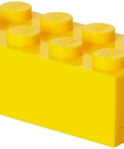 Room Copenhagen Lego Mini Box 8 Πλαστικό Παιδικό Δοχείο Φαγητού Κίτρινο 9.2 x 4.6 x 4.3εκ. RC40121732