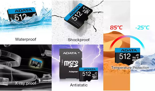 Adata Premier microSDXC 512GB Class 10 U1 V10 A1 UHS-I - Image 4