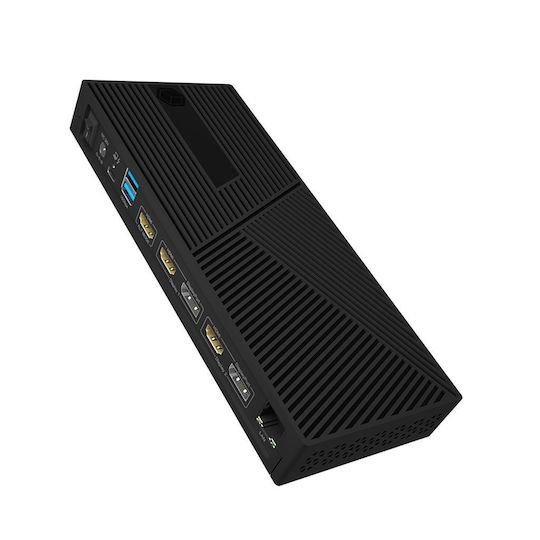 Icy Box USB-C Docking Station με HDMI/DisplayPort 4K PD Ethernet Μαύρο (IB-DK2246AC) - Image 4