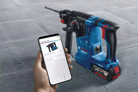 Bosch GBH 18V-24 C Κρουστικό Σκαπτικό Πιστολέτο Μπαταρίας 18V Solo με Υποδοχή SDS Max 0611923003 - Image 4